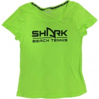 CAMISETA SHARK BABY LOOK - VERDE NEON